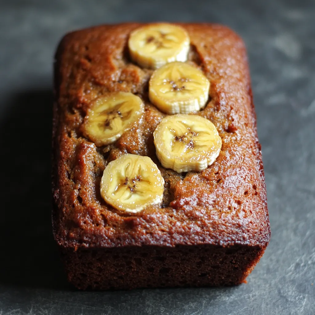 3 ingredient banana bread